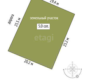 Дача 44м², 2-этажный, участок 5 сот.