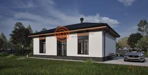 Дом 79м², 1-этажный, участок 1 сот.