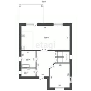 Дом 133м², 2-этажный, участок 6 сот.