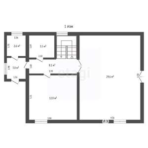 Дом 121м², 2-этажный, участок 6 сот.