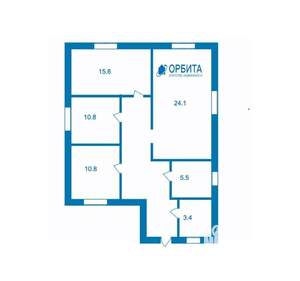 Дом 103м², 2-этажный, участок 4 сот.