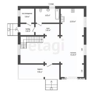 Дом 180м², 2-этажный, участок 7 сот.