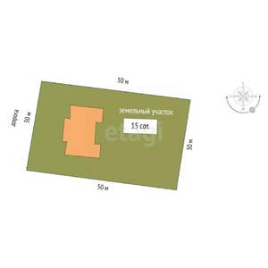 Дом 272м², 2-этажный, участок 15 сот.