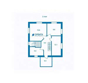 Дом 120м², 2-этажный, участок 8 сот.