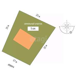 Дом 125м², 2-этажный, участок 5 сот.