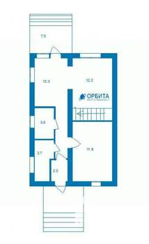 Дом 107м², 2-этажный, участок 7 сот.