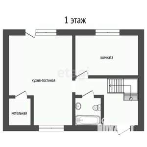 Таунхаус 105м², 2-этажный, участок 2 сот.