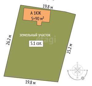 Дом 90м², 2-этажный, участок 5 сот.