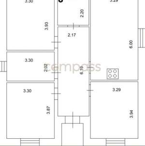 Дом 95м², 1-этажный, участок 6 сот.