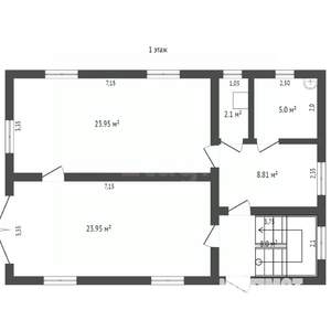 Дом 85м², 1-этажный, участок 3 сот.