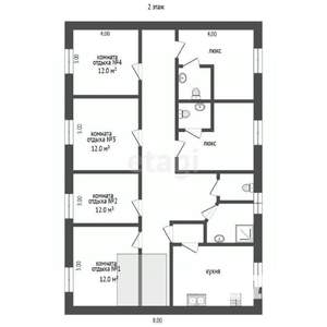 Дом 327м², 3-этажный, участок 6 сот.