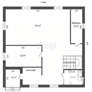 Дом 150м², 2-этажный, участок 5 сот.