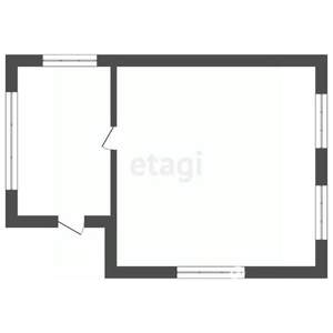 Дом 32м², 1-этажный, участок 6 сот.