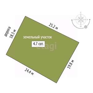 Дом 12м², 1-этажный, участок 5 сот.