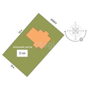 Дом 572м², 3-этажный, участок 15 сот.