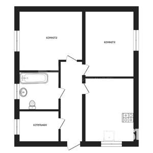 Дом 52м², 1-этажный, участок 5 сот.