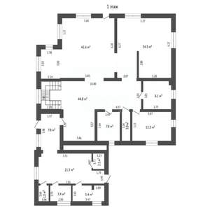 Дом 380м², 2-этажный, участок 7 сот.
