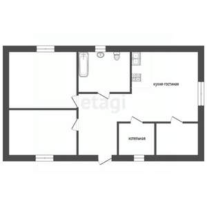 Дом 71м², 1-этажный, участок 5 сот.