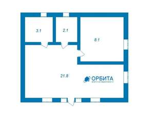 Дом 38м², 2-этажный, участок 0 сот.