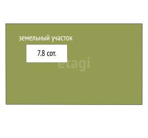 Дом 56м², 2-этажный, участок 8 сот.