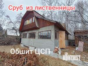 Дача 60м², 2-этажный, участок 6 сот.