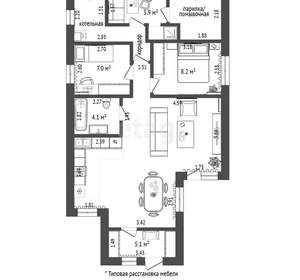Дом 79м², 1-этажный, участок 4 сот.