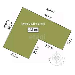 Дом 20м², 1-этажный, участок 14 сот.