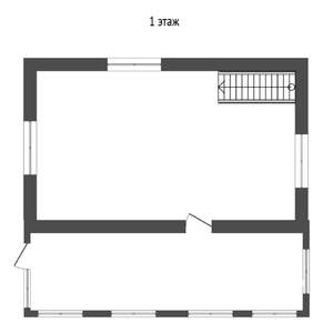 Дом 41м², 2-этажный, участок 5 сот.