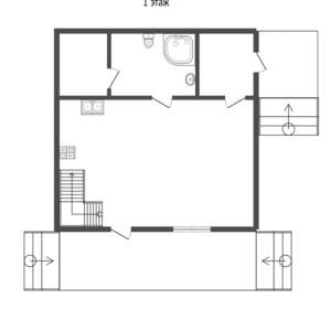Дом 60м², 2-этажный, участок 12 сот.