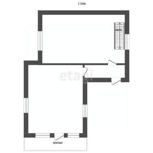 Дом 44м², 2-этажный, участок 4 сот.