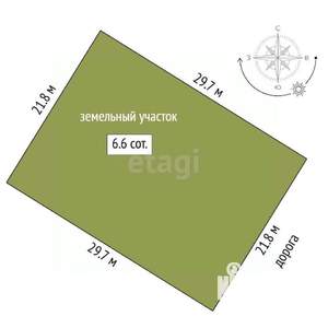 Дом 100м², 1-этажный, участок 7 сот.