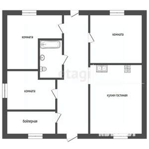 Дом 90м², 1-этажный, участок 10 сот.