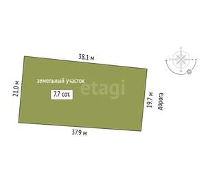 Дом 70м², 2-этажный, участок 8 сот.