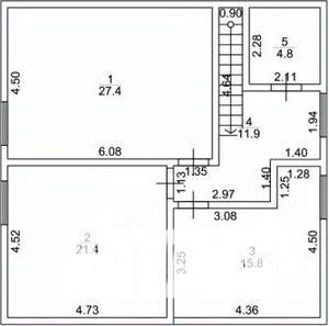 Дом 156м², 2-этажный, участок 469 сот.