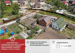 Дом 99м², 2-этажный, участок 10 сот.