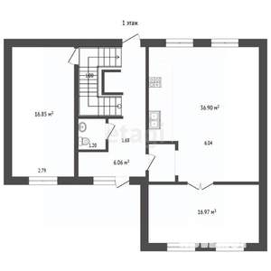 Дом 236м², 3-этажный, участок 5 сот.