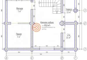 Дом 75м², 2-этажный, участок 1 сот.