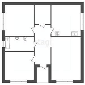 Дом 100м², 1-этажный, участок 8 сот.