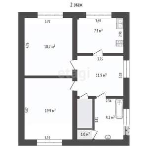 Дом 215м², 3-этажный, участок 5 сот.