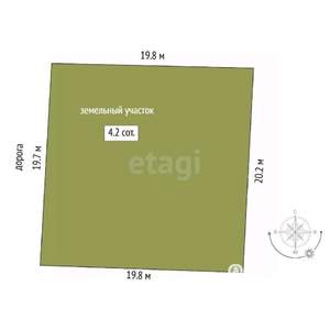 Дача 25м², 1-этажный, участок 4 сот.