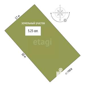 Дом 100м², 1-этажный, участок 5 сот.