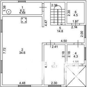Дом 156м², 2-этажный, участок 469 сот.