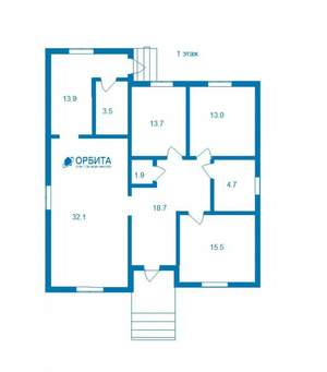 Дом 117м², 2-этажный, участок 6 сот.