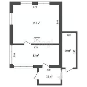 Дача 34м², 2-этажный, участок 5 сот.