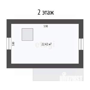 Дом 50м², 2-этажный, участок 5 сот.