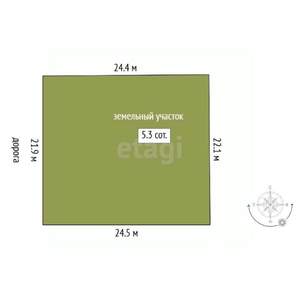 Дом 90м², 1-этажный, участок 5 сот.