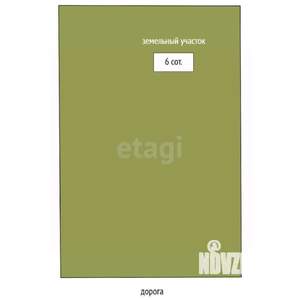 Дача 20м², 1-этажный, участок 6 сот.