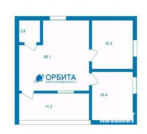 Дом 60м², 2-этажный, участок 5 сот.