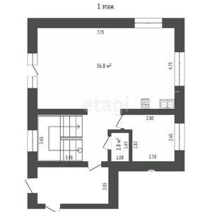 Дом 121м², 2-этажный, участок 5 сот.
