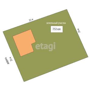 Дом 115м², 2-этажный, участок 8 сот.